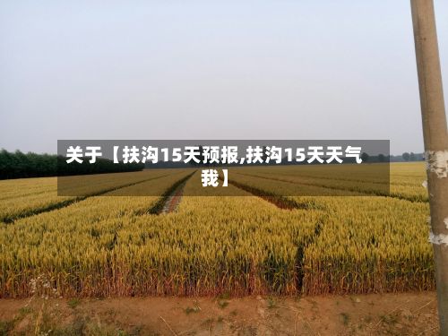 关于【扶沟15天预报,扶沟15天天气我】-第1张图片