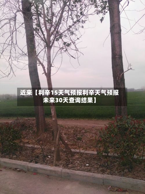 近来【利辛15天气预报利辛天气预报未来30天查询结果】-第1张图片
