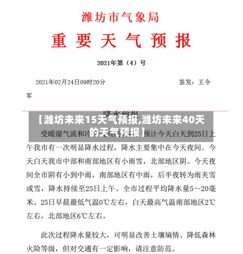 【潍坊未来15天气预报,潍坊未来40天的天气预报】-第1张图片