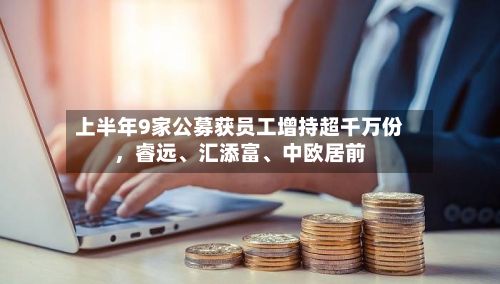 上半年9家公募获员工增持超千万份，睿远、汇添富	、中欧居前-第1张图片