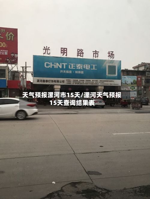 天气预报漯河市15天/漯河天气预报15天查询结果表-第1张图片