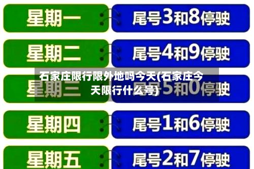 石家庄限行限外地吗今天(石家庄今天限行什么号)-第1张图片