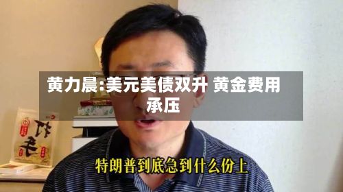 黄力晨:美元美债双升 黄金费用
承压-第1张图片