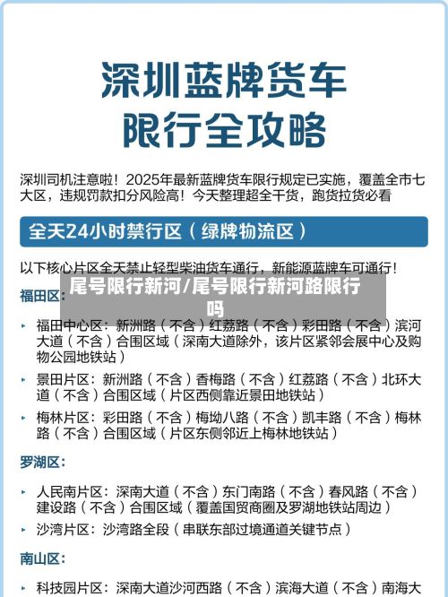 尾号限行新河/尾号限行新河路限行吗-第1张图片