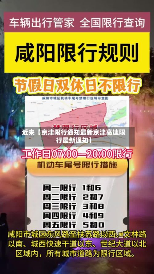 近来【京津限行通知最新京津高速限行最新通知】-第1张图片