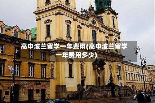 高中波兰留学一年费用(高中波兰留学一年费用多少)-第1张图片